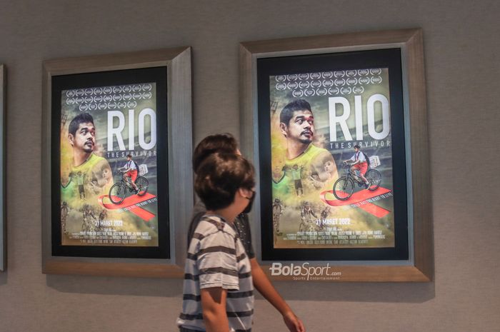 Foto ilustrasi pengunjung saat akan menyaksikan film Rio The Survivor di Bioskop XXI, Kuningan, Jakarta, 26 Maret 2022.