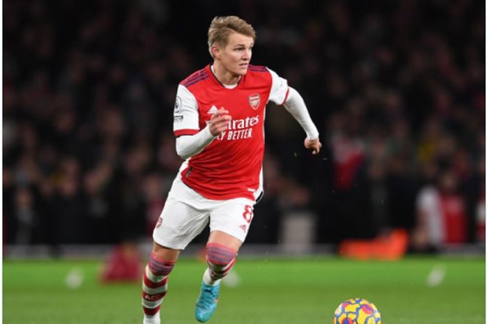 Gelandang Arsenal, Martin Odegaard.