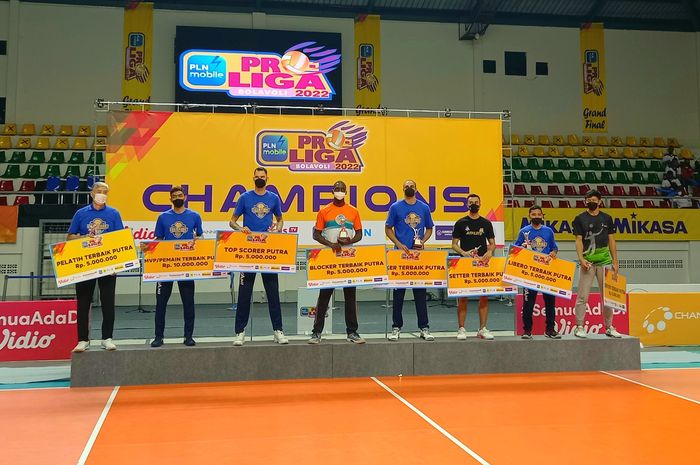 Tim Bogo LavAni mendominasi dalam perolehan gelar individu ajang Proliga 2022.