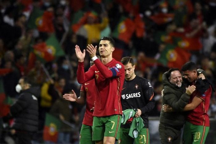 Megabintang Manchester United, Cristiano Ronaldo, memberikan komentarnya usai timnas Portugal ditahan imbang timnas Spanyol.