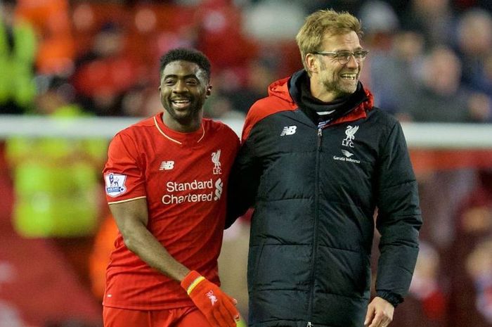 Kolo Toure ketika masih memperkuat Liverpool pada 2013-2016