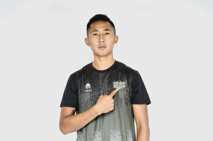 Pemain baru Dewa United, Miftah Anwar Sani.