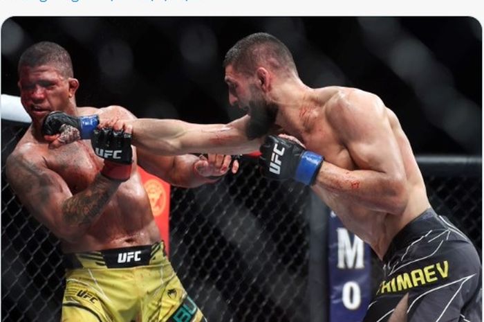Jotosan Khamzat Chimaev diagungkan oleh calon lawan Islam Makhachev pada UFC 294, Charles Oliveira.