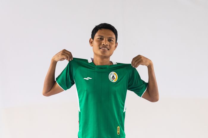 Fandi Eko Utomo, pemain baru PSS Slaman.