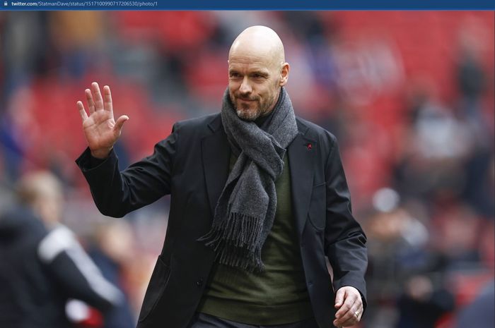 Pelatih Manchester United, Erik ten Hag.