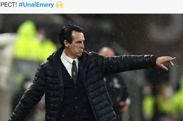 Pelatih Villarreal, Unai Emery.