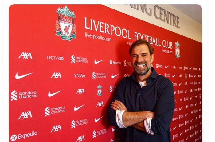 Pelatih Liverpool, Juergen Klopp, resmi memperpanjang kontrak hingga 2026 pada Kamis (28/4/2022)