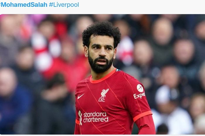 Pemain bintang Liverpool, Mohamed Salah.