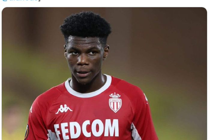 Gelandang AS Monaco, Aurelien Tchouameni.