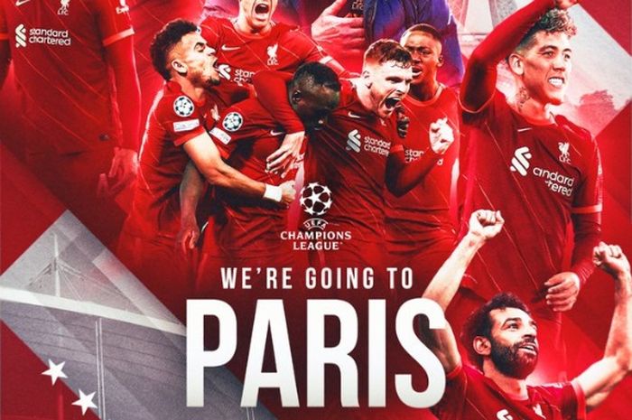 Liverpool lolos ke final Liga Champions 2021-2022.