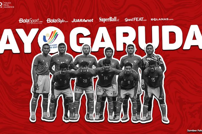 Ilustrasi Timnas U-23 Indonesia di SEA Games 2021.