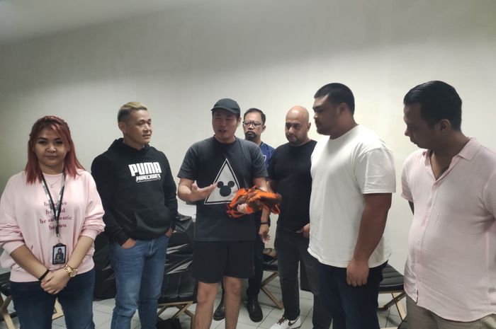 Pemuda Pancasila bertemu dengan Wilson Reynaldi di Holywings Sport Show, Jumat (13/5/2022)