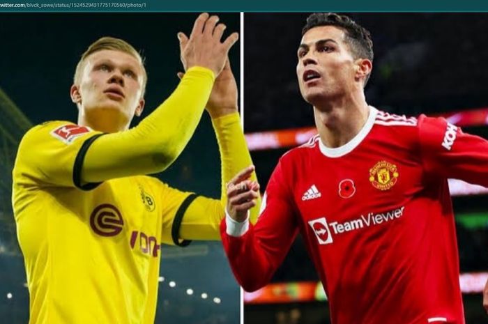 Erling Haaland bakal menjadi ikon baru Manchester City dan menjadi tandingan bagi ikon Manchester United, Cristiano Ronaldo.