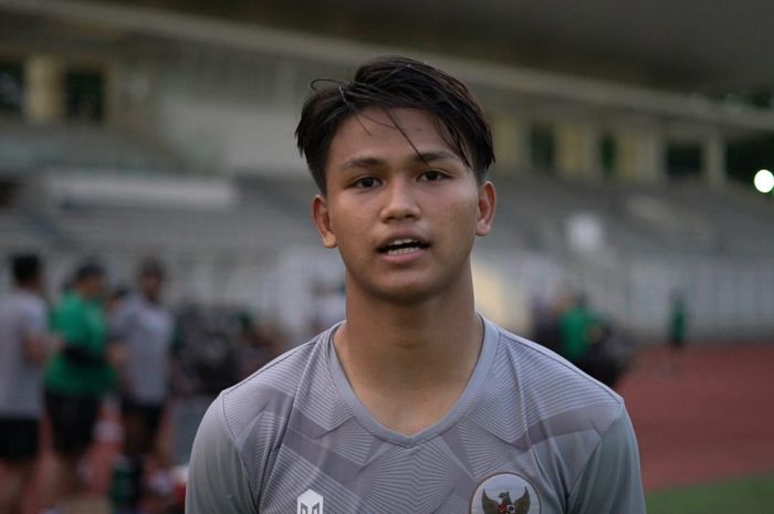 Penyerang timnas U-19 Indonesia, Hokky Caraka.