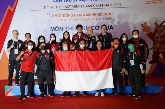 Tim catur Indonesia di ajang SEA Games 2021