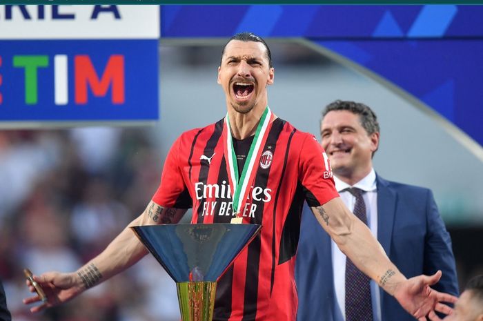 Penyerang gaek AC Milan, Zlatan Ibrahimovic.