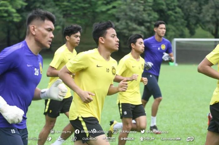 Penyerang Timnas U-23 Malaysia, Luqman Hakim Shamsudin.