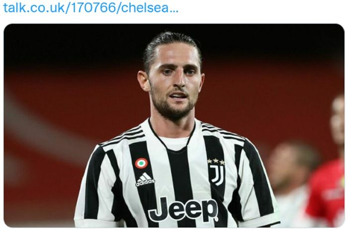 Gelandang Juventus, Adrien Rabiot.