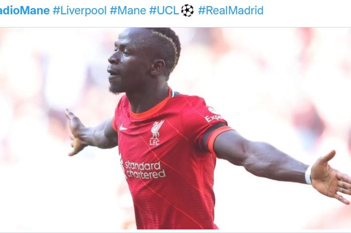 Pemain Liverpool, Sadio Mane.