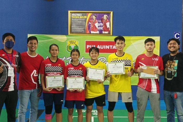 Siswa binaan IndiHome Gideon Badminton Academy (IGBA).