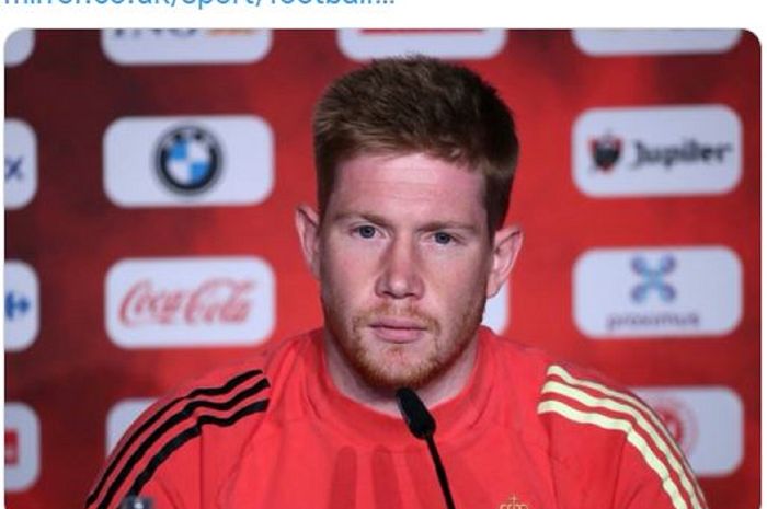 Gelandang timnas Belgia, Kevin De Bruyne.