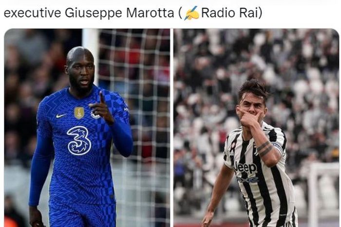 Romelu Lukaku (kiri) dan Paulo Dybala jadi fokus Inter Milan di bursa transfer musim panas 2022.