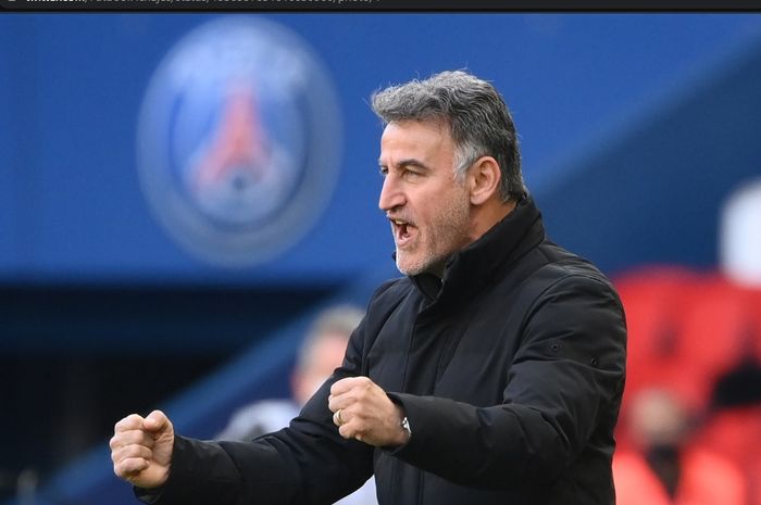 Pelatih baru PSG, Christophe Galtier.