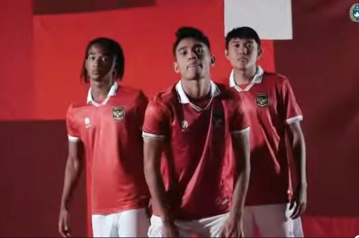 Apparel Mills resmi merilis jersey kandang terbaru bagi timnas Indonesia, Rabu (29/6/2022)