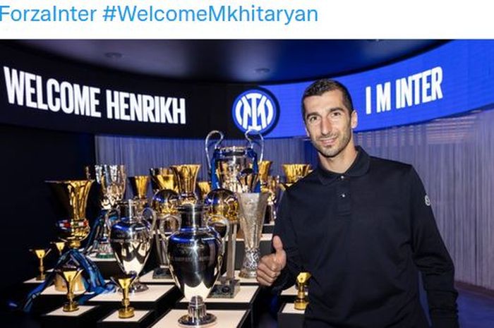 Henrikh Mkhitaryan akhirnya resmi menjadi pemain Inter Milan.