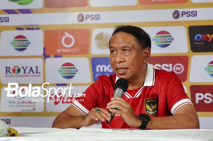 Menpora Zainudin Amali dalam jumpa pers di Piala AFF U-19 2022, Rabu (6/7/2022).