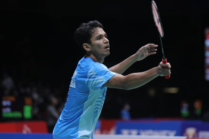 Aksi Chico Aura Dwi Wardoyo pada babak perempat final Malaysia Masters 2022, Jumat (8/7/2022)