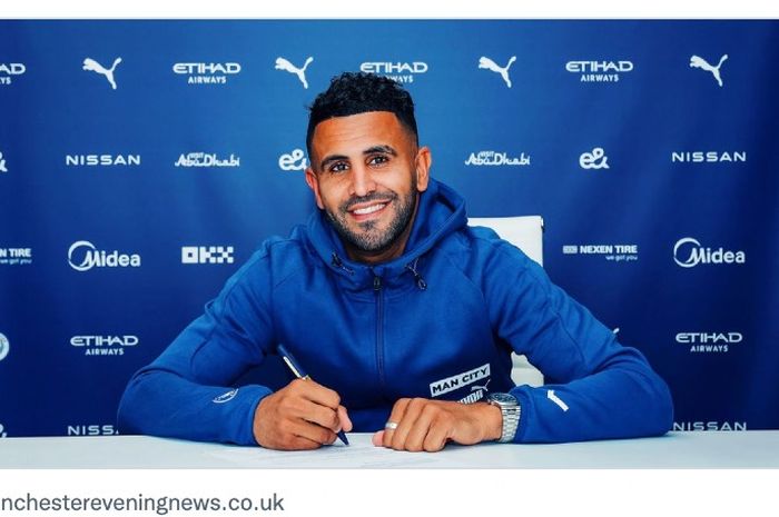 Riyad Mahrez resmi memperpanjang kontrak bersama Manchester City.