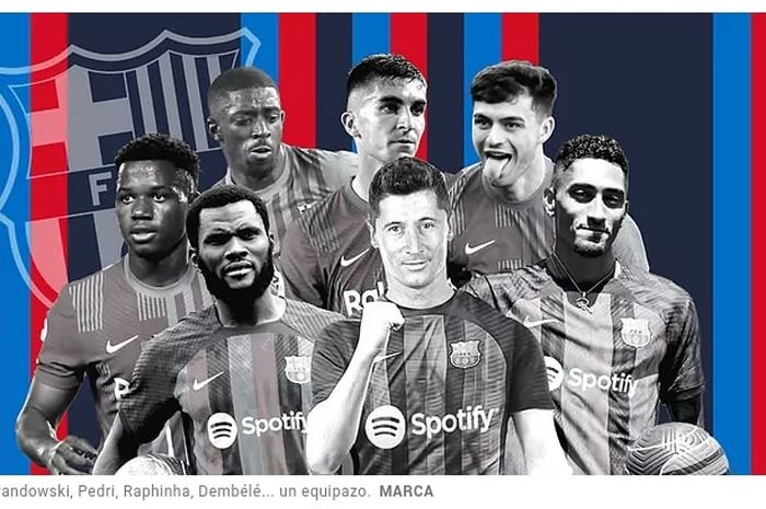  Dari terancam bangkrut, Barcelona justru mampu membangun skuad yang menakutkan di jendela transfer musim panas 2022.