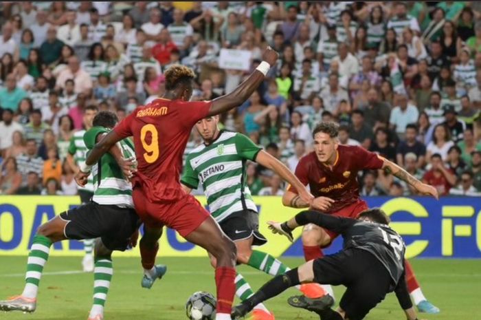 AS Roma dipaksa menyerah 2-3 dari Sporting CP dalam laga pramusim 2022-2023.