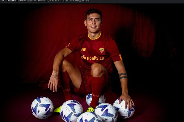 Penyerang baru AS Roma, Paulo Dybala.