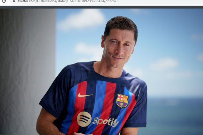 Penyerang anyar Barcelona, Robert Lewandowski