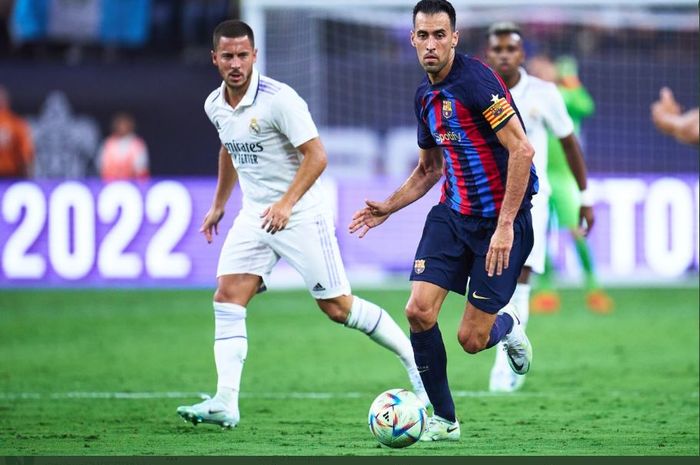 Real Madrid menjalani laga tur pramusim pertama dengan menghadapi Barcelona di Stadion Allegiant, Las Vegas, Nevada, Minggu (24/7/2022) pagi WIB.