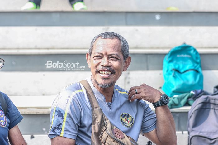 Sekretaris Jendral timnas amputasi Indonesia (PSAI atau Garuda INAF), Rusharmanto Sutomo, saat ditemui awak media di Lapangan Serena Hills, Karang Tengah, Jakarta Selaran 27 Juli 2022.