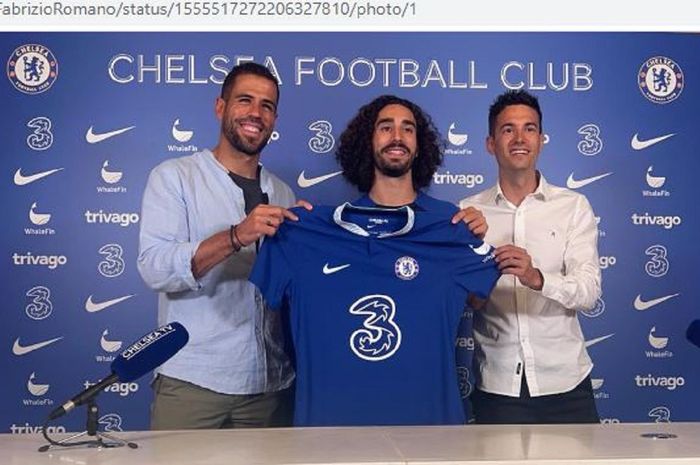 Chelsea resmi mendatangkan Marc Cucurella dari Brighton &amp; Hove Albion dan dikontrak hingga 2028 mendatang.