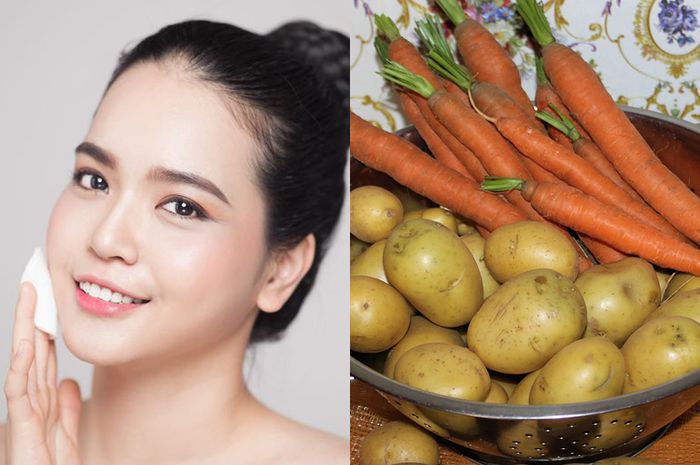 Punya wajah mulus tanpa skincare bisa diwujudkan dengan mengolah kentang dan wortel