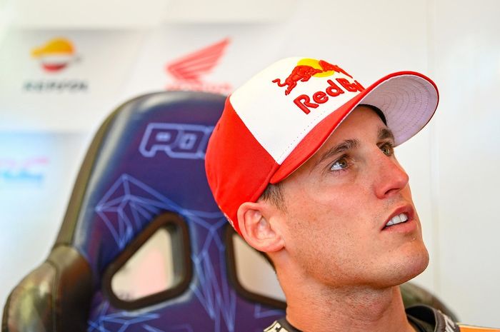 Pembalap Repsol Honda, Pol Espargaro pada MotoGP Inggris, Minggu (7/8/2022)