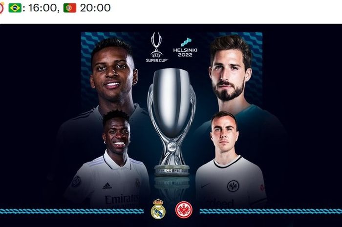 Real Madrid akan menghadapi Eintracht Frankfurt dalam ajang Piala Super Eropa 2022-2023.