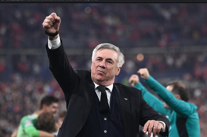 Pelatih Real Madrid, Carlo Ancelotti.