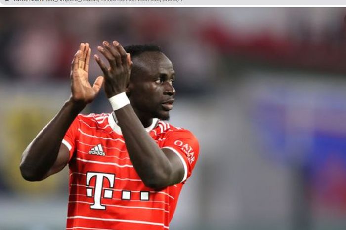 Penyerang Bayern Muenchen, Sadio Mane.