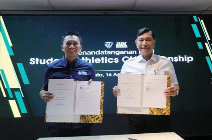 Penandatanganan kerjasama (MoU) antara PB PASI dengan PT DBL Indonesia