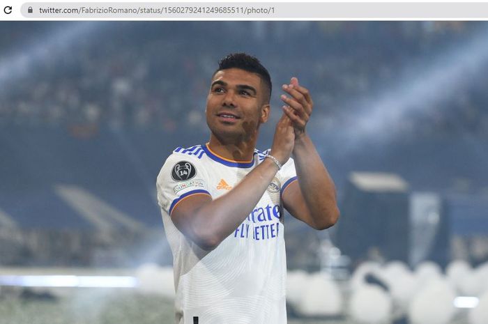 Gelandang Real Madrid, Casemiro.