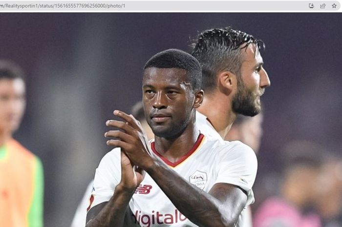 Gelandang pinjaman AS Roma dari Paris Saint-Germain, Georginio Wijnaldum.