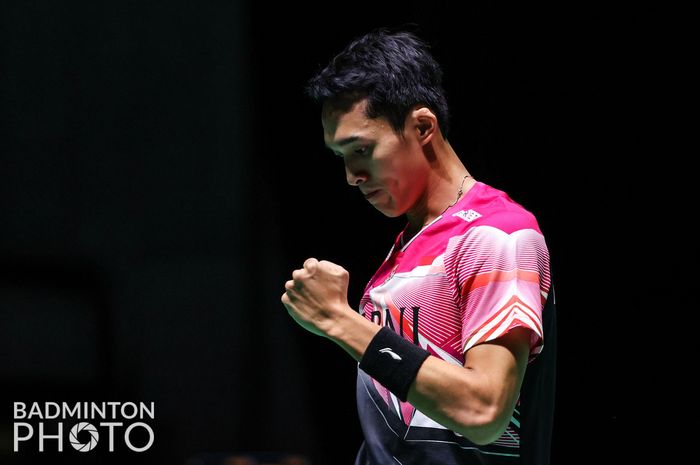 Pebulu tangkis tunggal putra Indonesia, Jonatan Christie, sukses mengalahkan Toma Junior Popov dari Prancis pada babak pertama Kejuaraan Dunia 2022 di Tokyo Metropolitan Gymnasium, Jepang, 22 Agustus 2022.