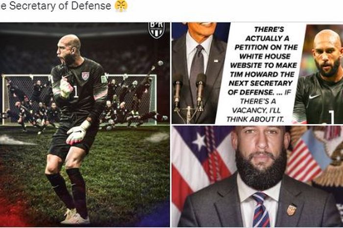 Mantan kiper Amerika Serikat, Tim Howard.