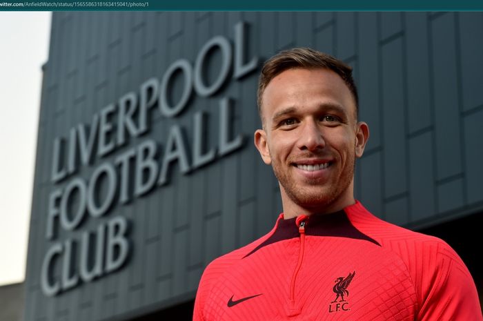 Arthur Melo menjadi rekrutan teranyar Liverpool pada bursa transfer musim panas 2022.